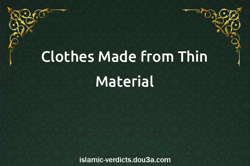 Clothes Made from Thin Material