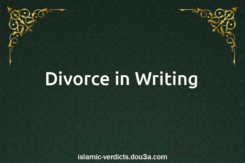 Divorce in Writing