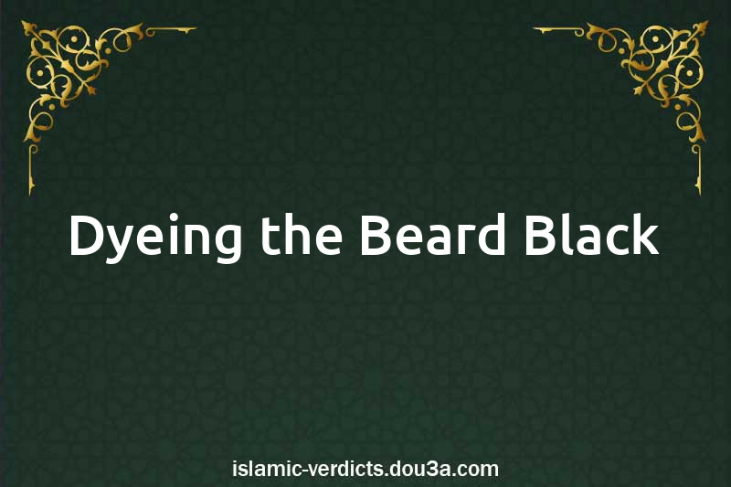 Dyeing the Beard Black