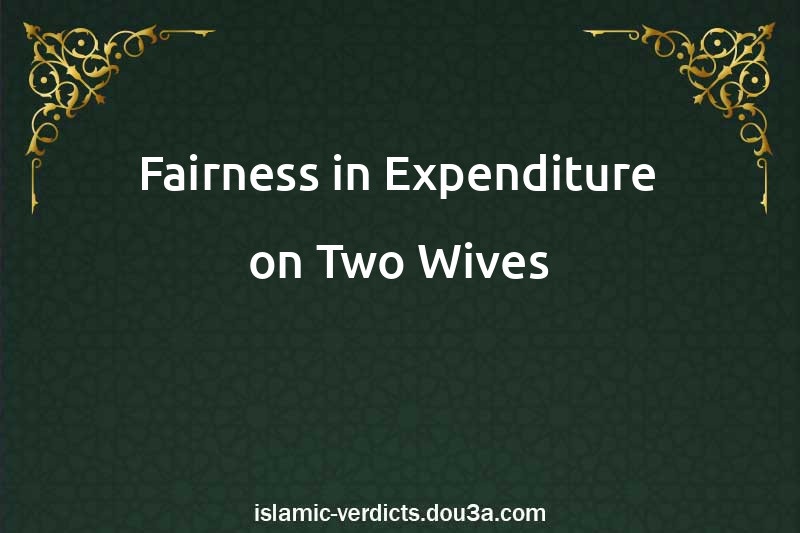 Fairness in Expenditure on Two Wives