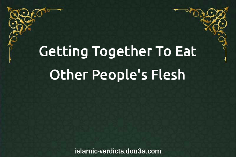 Getting Together To Eat Other People's Flesh