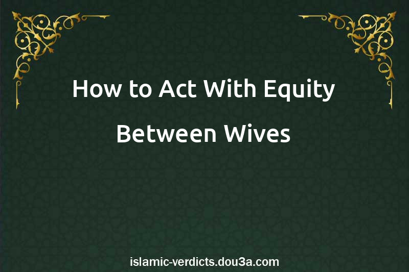 How to Act With Equity Between Wives