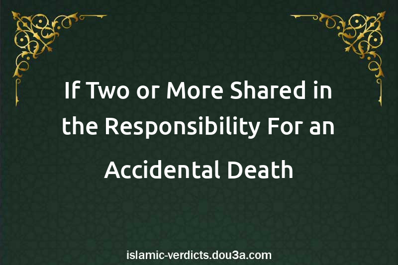 If Two or More Shared in the Responsibility For an Accidental Death