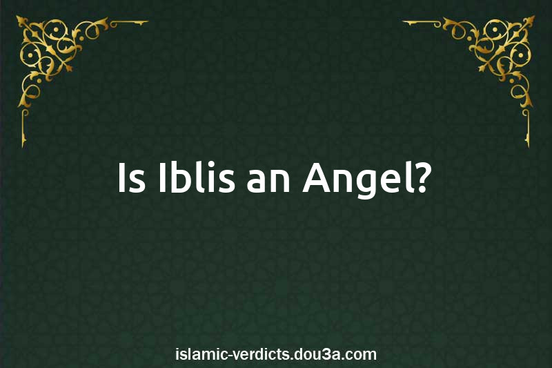 Is Iblis an Angel?