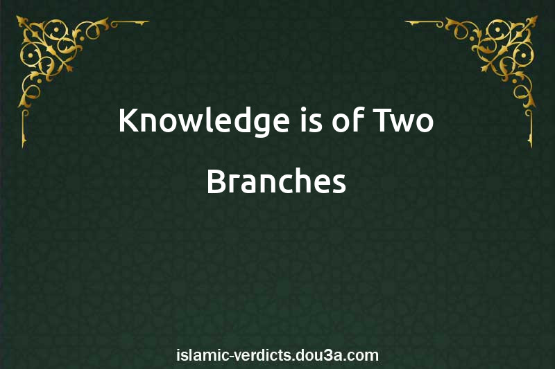 Knowledge is of Two Branches