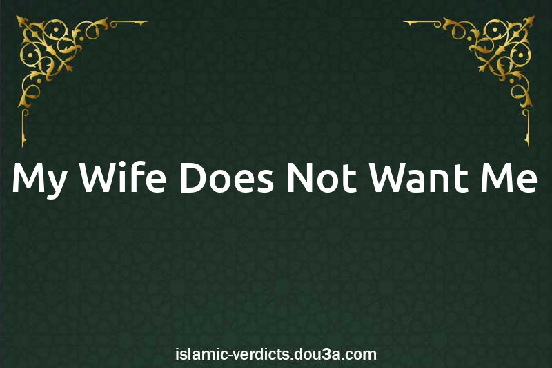 My Wife Does Not Want Me