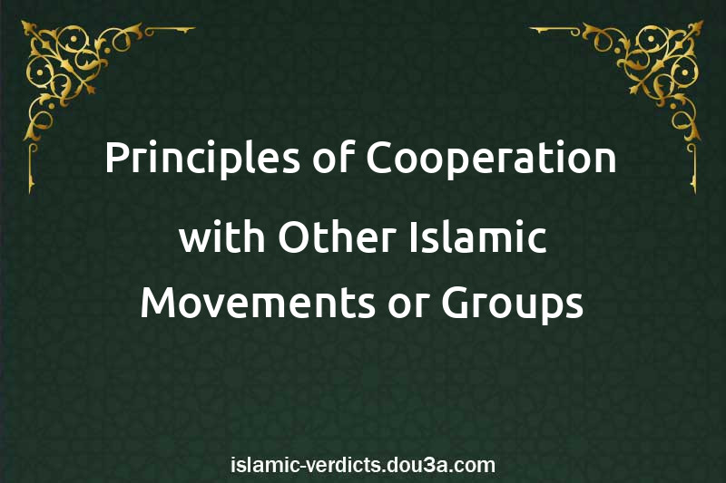 Principles of Cooperation with Other Islamic Movements or Groups