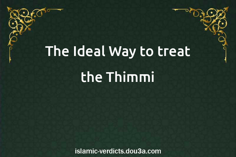 The Ideal Way to treat the Thimmi