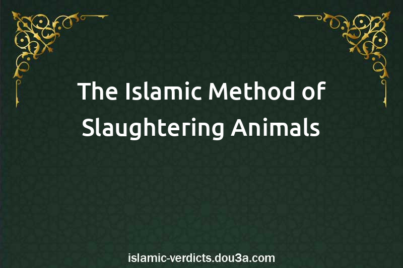 The Islamic Method of Slaughtering Animals