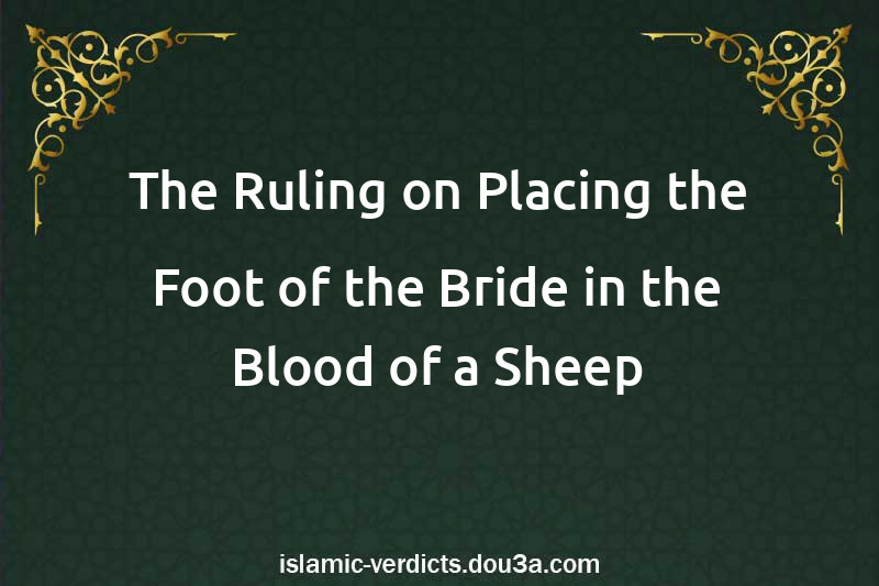 The Ruling on Placing the Foot of the Bride in the Blood of a Sheep