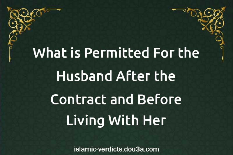 What is Permitted For the Husband After the Contract and Before Living With Her